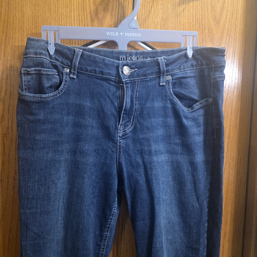 Maurices Dark Blue Straight Leg Jeans